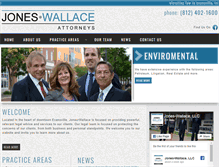 Tablet Screenshot of joneswallace.com
